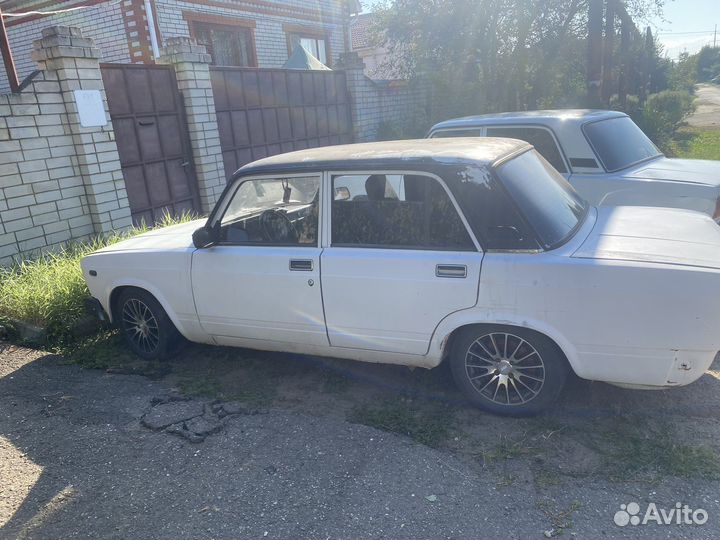 ВАЗ 2107 1.5 МТ, 2008, битый, 40 000 км