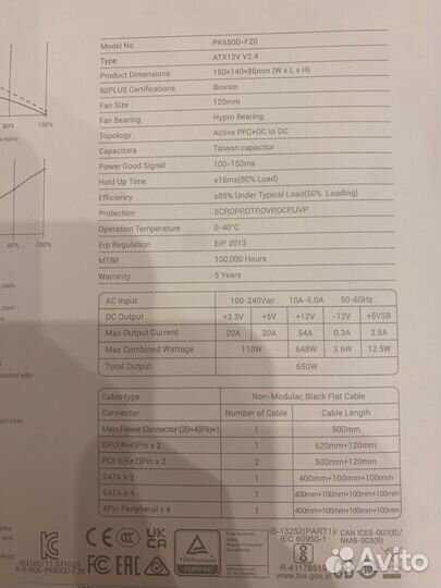 Гарантия днс / PK650D Deepcool