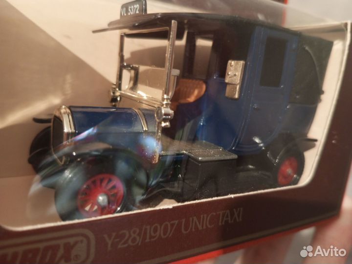 Matchbox 1:43 Y-28/1907 Unic Taxi