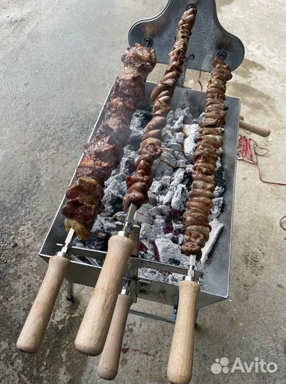 Барбекю мангал автоматический электрический