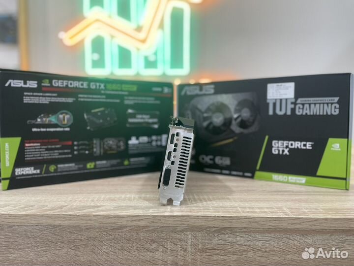 Видеокарта asus TUF gaming GTX 1660 super