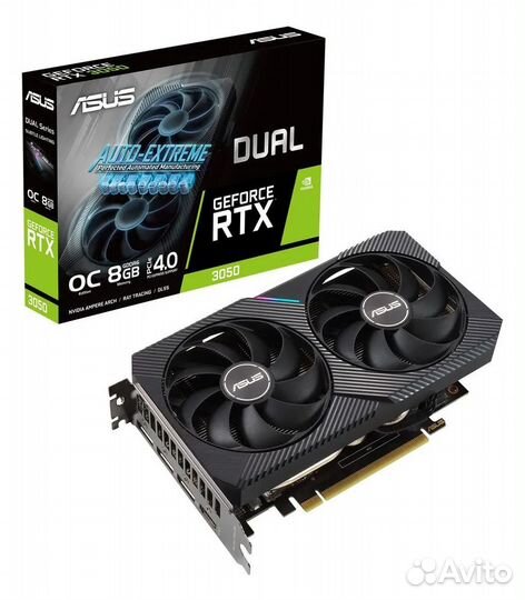 Видеокарта asus Dual GeForce RTX 3050 OC Edition