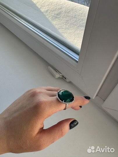 Кольцо новое серебро 925