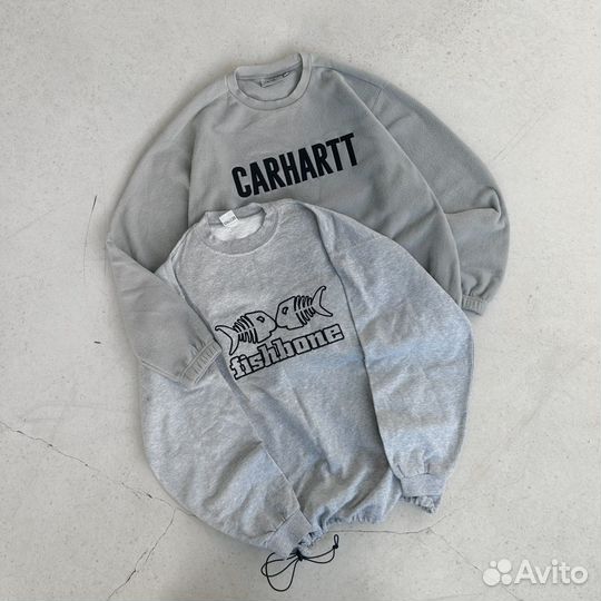 Флисовая кофта Carhartt оверсайз винтаж