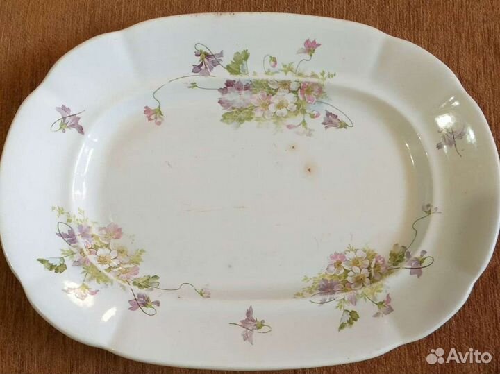 Блюдо Кузнецов фарфор и Торговый дом 