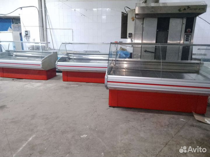 Витрины лари стеллажи шкафы холодильные