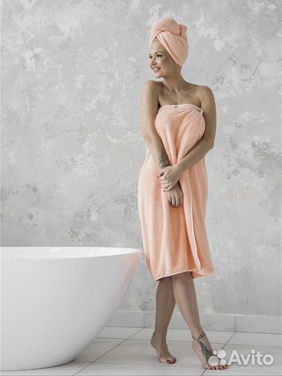 Полотенце банное женское