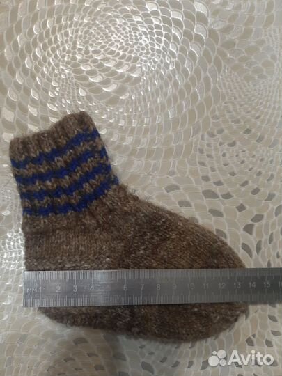 Носки детские вязаные ручной работы