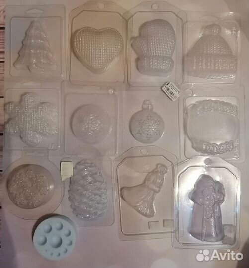 Пластиковые формы для мыла