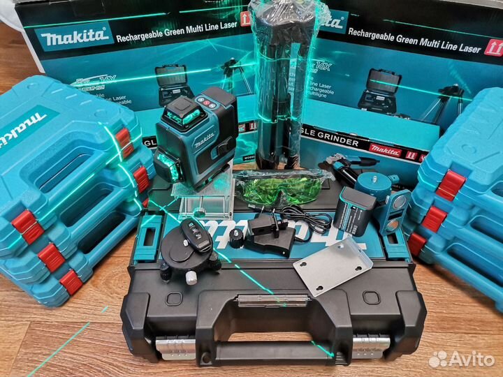 Лазерный уровень Makita 16 линий 4D со Штативом