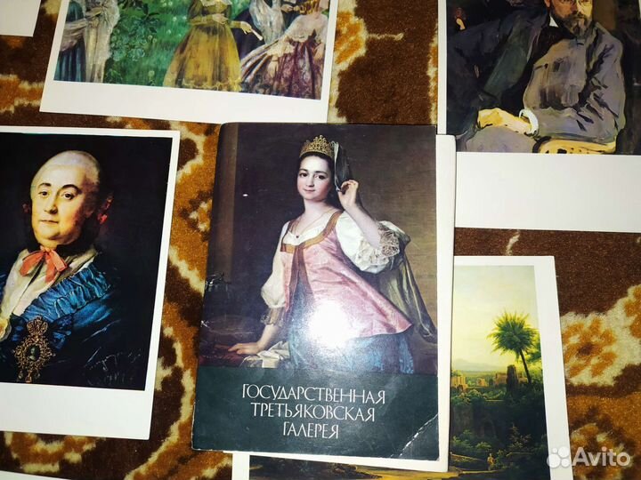 Открытки Третьяковская галерея, 32 шт. СССР 1984 г