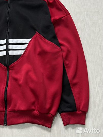 Adidas Vintage кофта на молнии зип худи оригинал