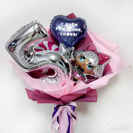 Букет из воздушных шаров