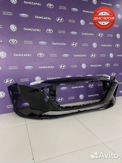 Бампер передний Hyundai solaris 2 (2020) черный
