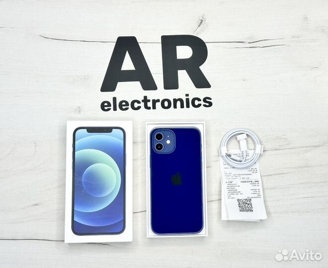 iPhone 12 64Gb Blue (87%,чек,гарантия,simesim)