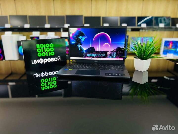 Игровой ноутбук Acer Core i5-12450H/RTX 3050 4gb