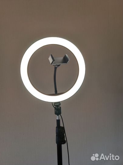 Лампа кольцевая 26см и штатив