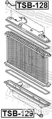 Втулка крепления радиатора Febest TSB-128 TSB-128