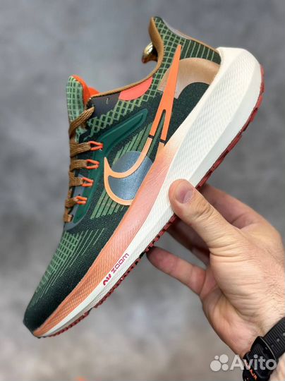 Nike pegasus trail 2 зел-оранж разм. 44