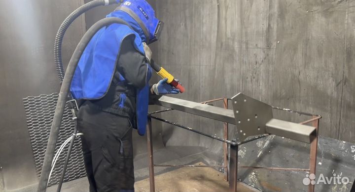 Пескоструйная обработка и порошковая покраска