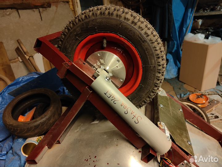 Электропривод для тачек и тележек