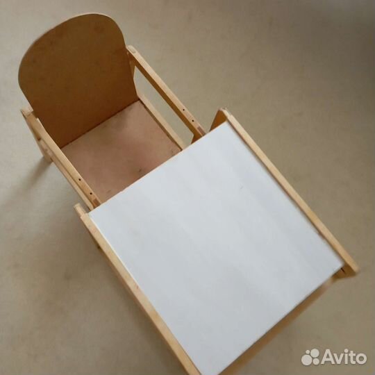 Детский стол и стул трансформер деревянный