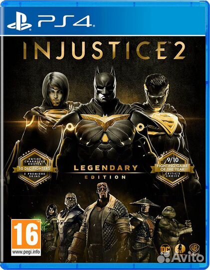 Injustice 2. Legendary Edition PS4, русские субтитры