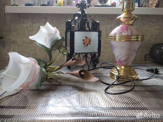 Люстра, бра, настольная лампа, винтаж