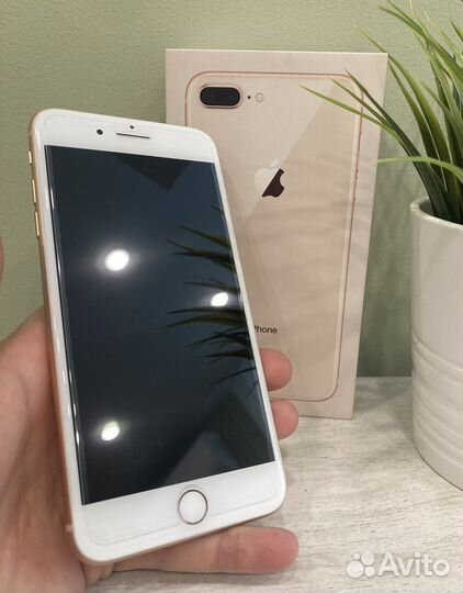 Телефон iPhone 8 plus 64gb наушники в подарок