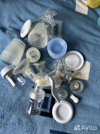 Молокоотсос avent ручной контейнеры