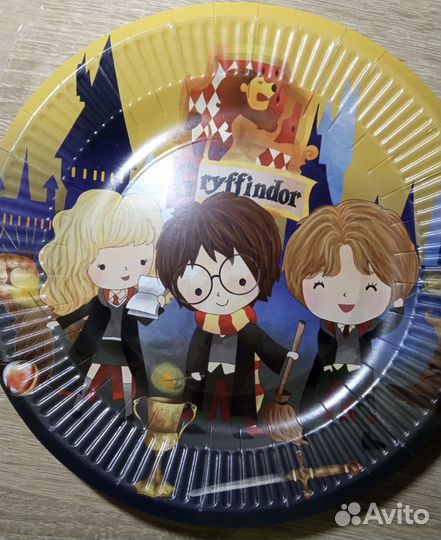 Одноразовая посуда для праздника Гарри Поттер