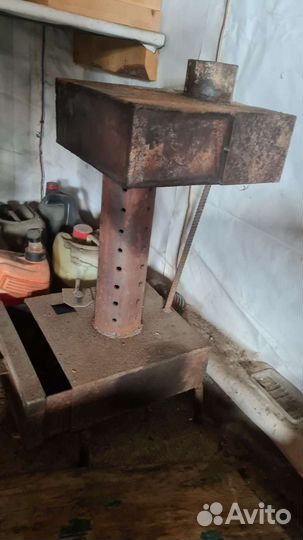 Буржуйка на отработанном масле