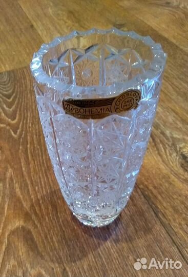 Ваза хрустальная. bohemia. чсср