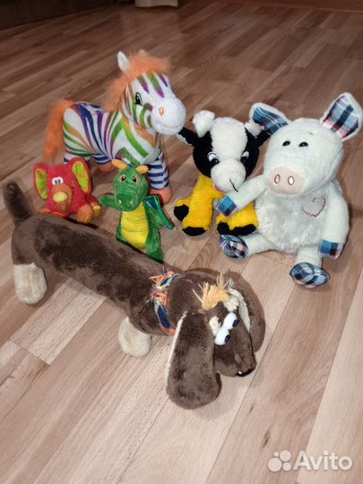 Детские мягкие игрушки пакетом