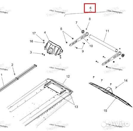 Voevoda Бампер Задний Для Polaris axys 163' 101785