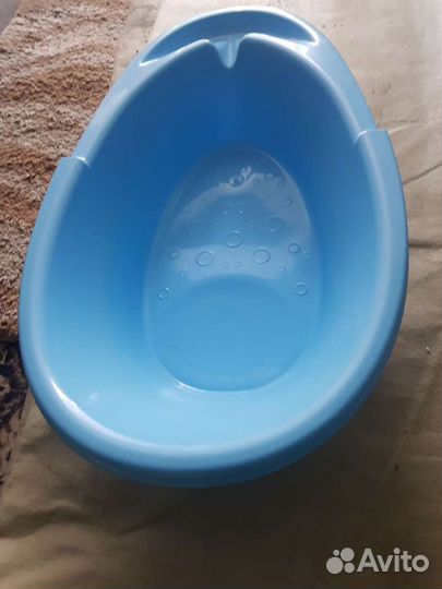 Ванна детская с подставкой + лежак для купан