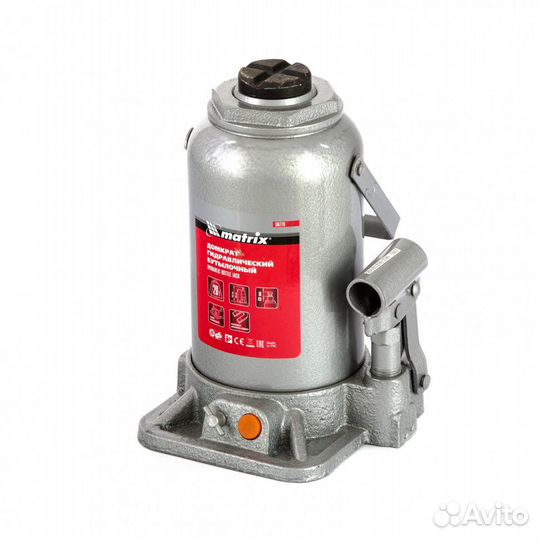 Домкрат гидравлический бутылочный 20 Тонн (Matrix)