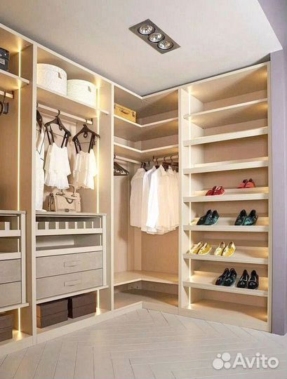 Гардеробная монтаж в подарок
