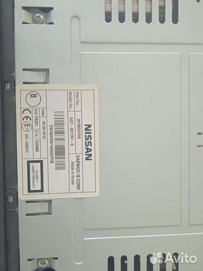 Автомагнитола штатная на Ниссан-Х трейл