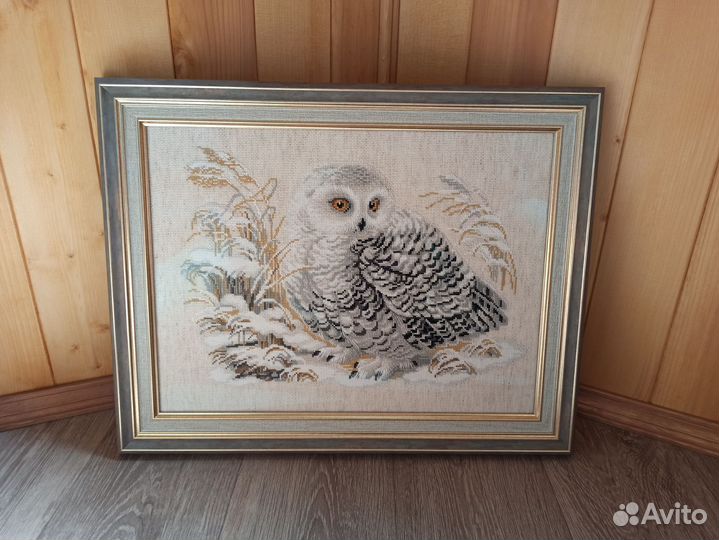 Картина вышитая крестиком 