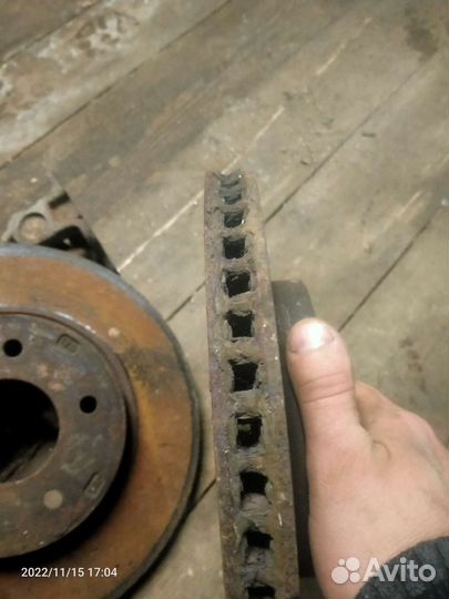 Диск тормозной передний Опель antara