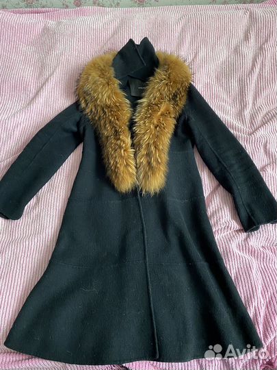 Пальто зимнее шерстяное, размер S-M