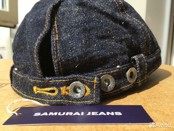 Японская джинсовая кепка Samurai Jeans SJ201WC