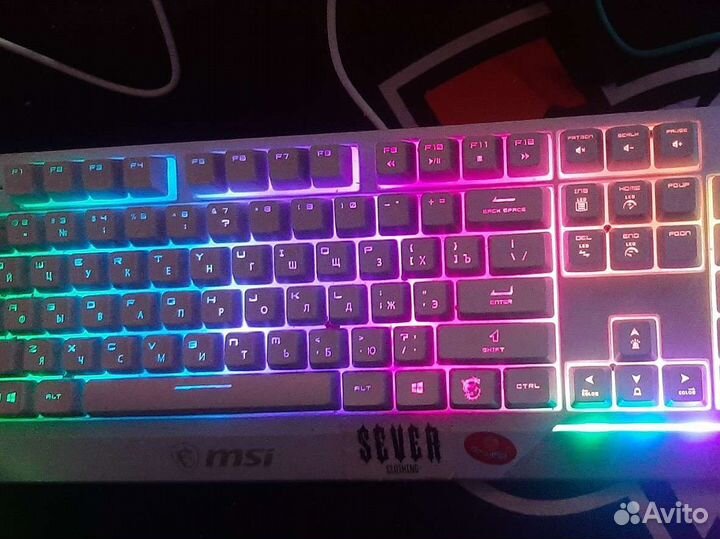 Клавиатура механическая MSI Vigor GK30 White