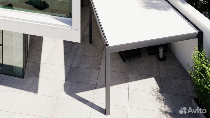 Летняя веранда, алюминевая пергола, терраса