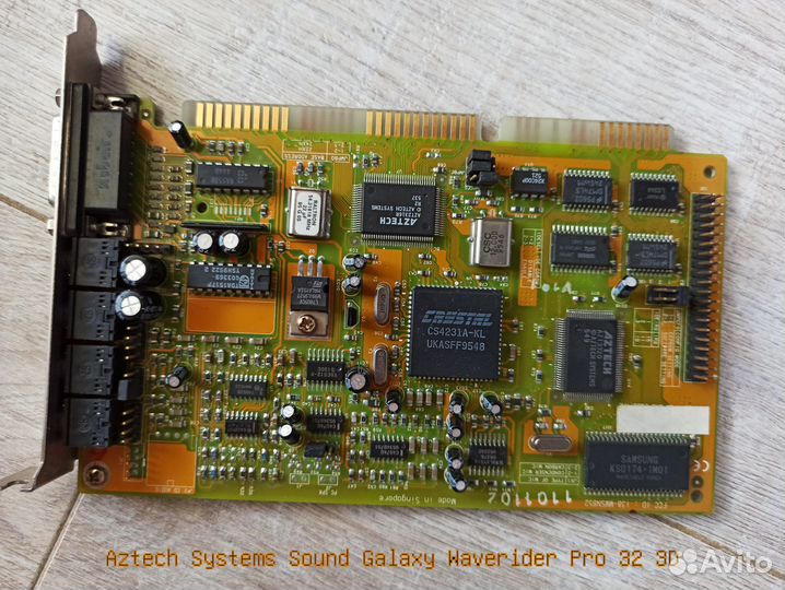 Ретро звуковые карты Aztech Creative ESS Genius