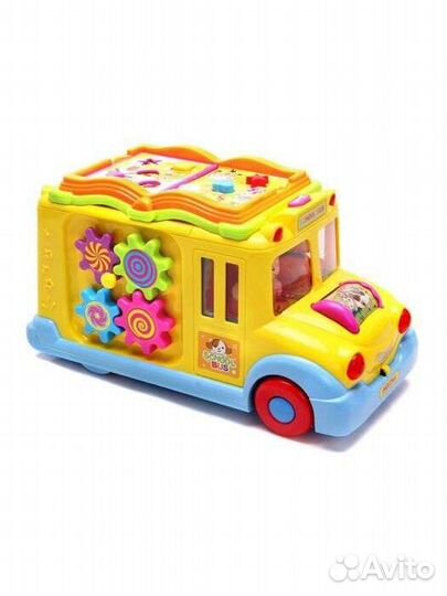 Hola: школьный автобус с подсветкой и музыкой