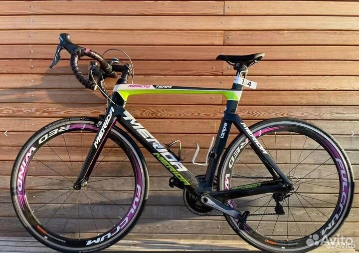 Аэро Шоссейный велосипед Merida reacto EVO CF Tea