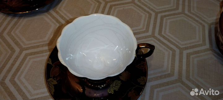 Yamasen gold collection 24ct Чайная пара фарфор