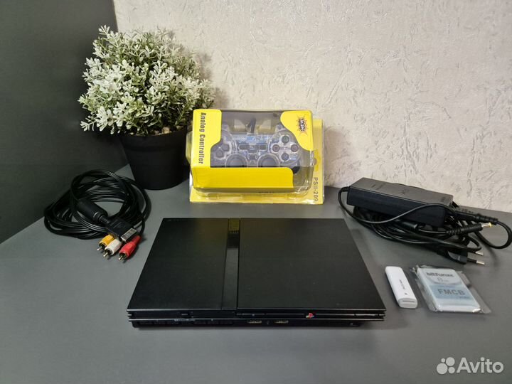 Sony PS2 Slim fmcb много игр